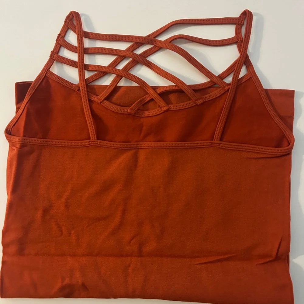 Zenana Outfitters Strappy Copper Camisole S/M New - Picture 3 of 3